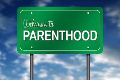 welcome to parenthood sign