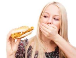 woman-refusing-to-eat-meat