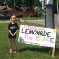 Jayden Sink Charity Lemonade Stand Across from Westboro Baptist Church