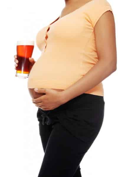 pregnant women with beer
