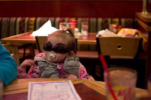 toddler wth sunglasses