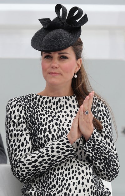 Catherine, Duchess of Cambridge attends a Princess Cruises ship naming ceremony at Ocean Terminal