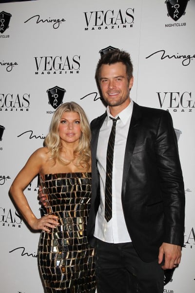 Fergie aka Stacey Ferguson, Josh Duhamel The New Year's Eve party at 1 OAK at The Mirage Hotel and Casino - Arrivals