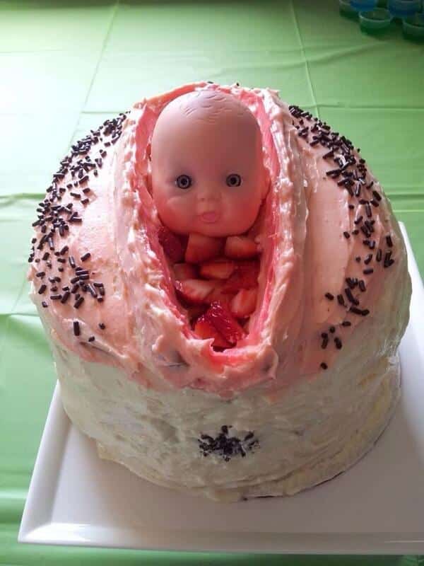 baby shower cake awful