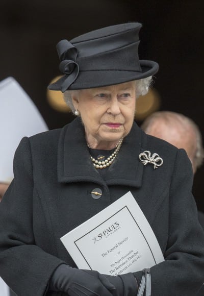 queen elizabeth The funeral of Baroness Thatcher at St Pauls Cathedral
