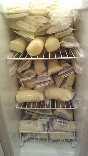 breat milk in fridge
