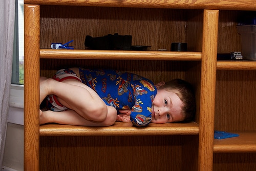 toddler shelf