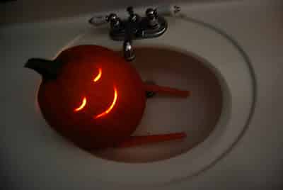 pumpkin bath