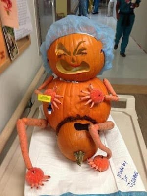 pumpkin giving birth