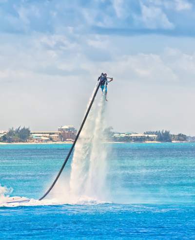 water jet pack ride