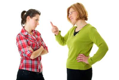 judgmental mom scolds other mom