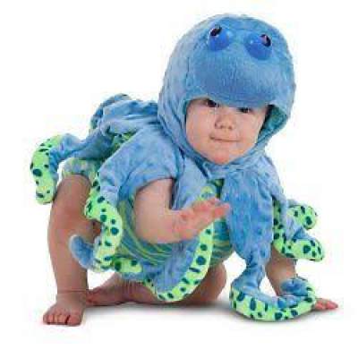 baby in octopus costume
