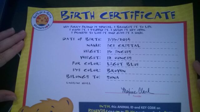 build-a-bear-birth-certificate