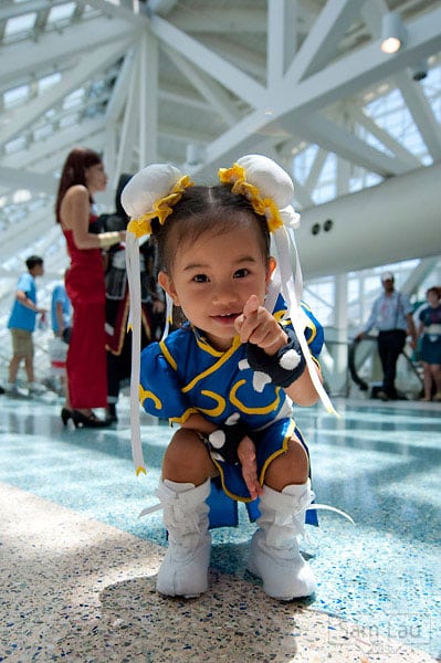 kids in cosplay