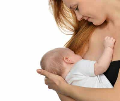 breastfeeding mom stock photo