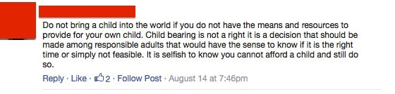 facebook-comment-you-can't-afford-kids