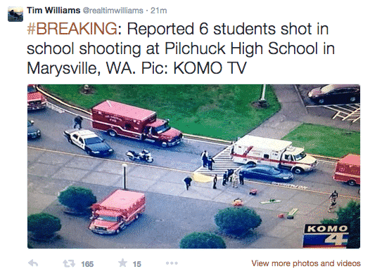 It's Happened Again - School Shooting Reported At Washington High School