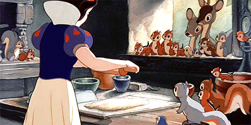 snow white baking