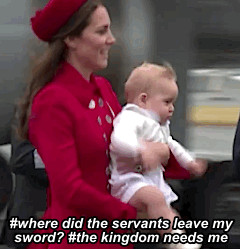 prince george where did the servants leave my sword
