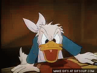 angry donald duck