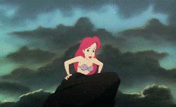little mermaid splash gif