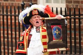 Scenes At The Lindo Wing As It's Announced That The Duchess Of Cambridge Has Given Birth To A Baby Girl