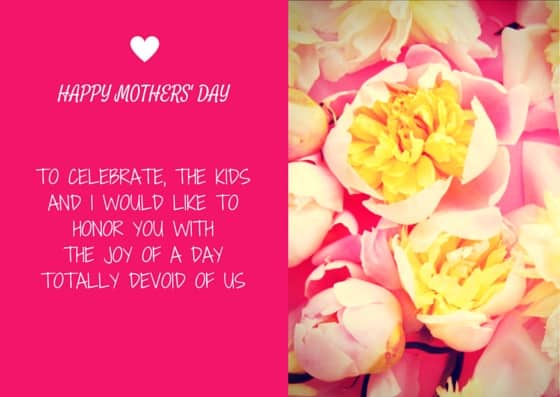 MOTHER'S DAY(4)