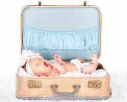 suitcase infant