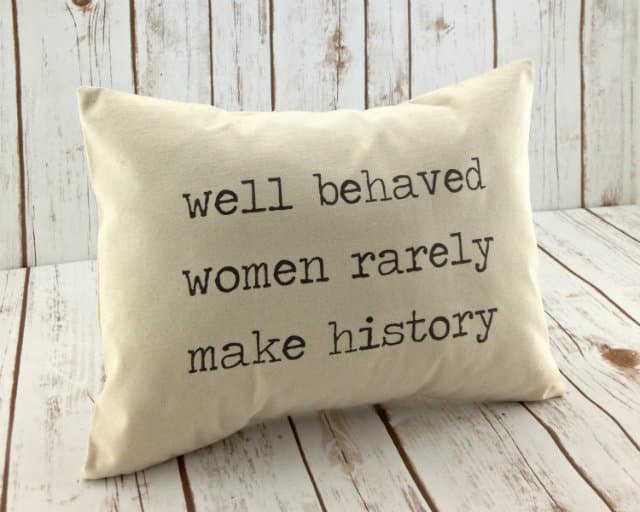 well-behaved-women-pillow