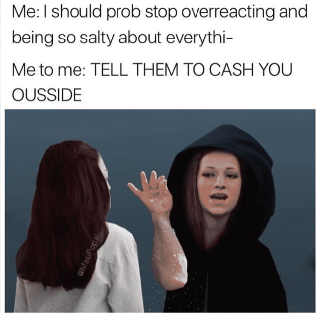 Cash me outside meme