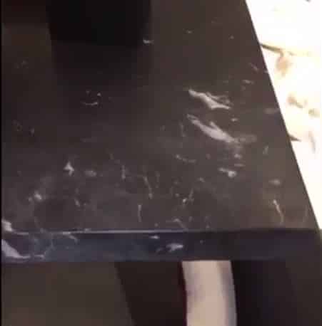 kim kardashian marble table