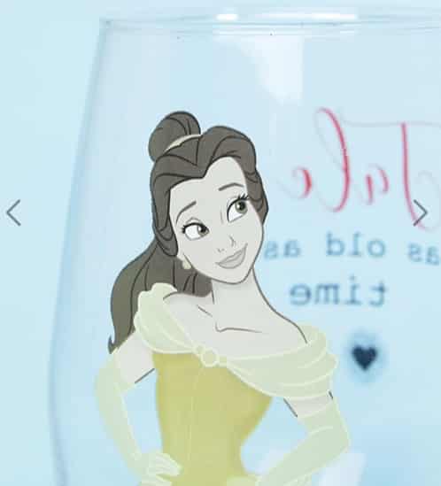 disney princess wine glasses