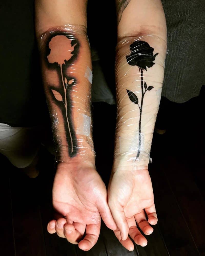 mother son tattoo