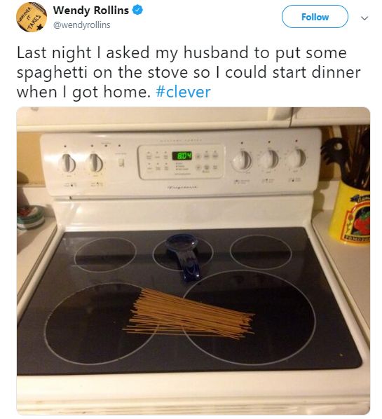 spaghetti, dinner, stove