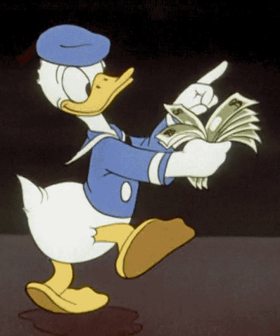 donald duck money