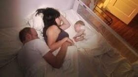 co-sleeping with bed rail
