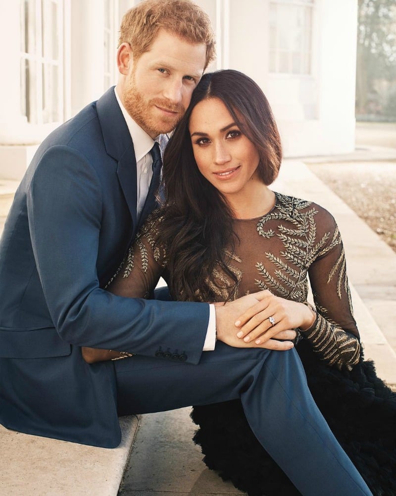 Prince Harry and Meghan Markle engagement photo official