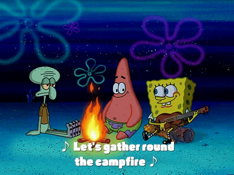 spongebob singing the campfire song 