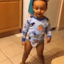 toddler dancing 