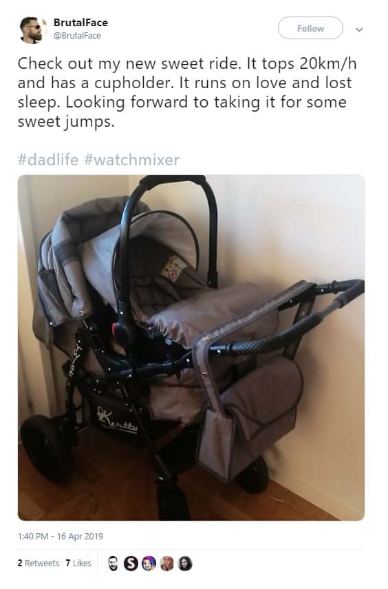 Funny Dad Tweets About Strollers