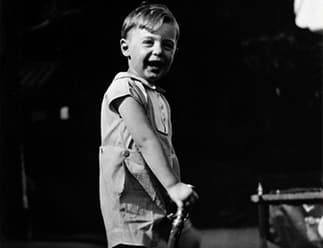 Mister Rogers as a child 
