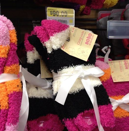 Fuzzy Socks, Walmart
