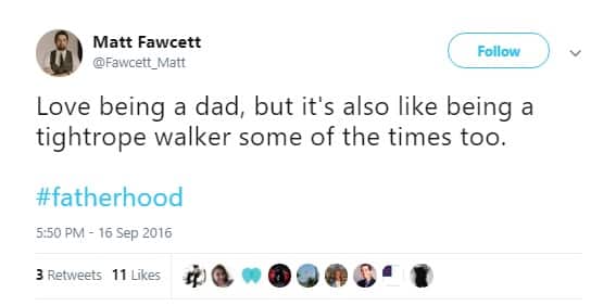 Funny Dad Tweets About Feeling Like You're On A Tightrope