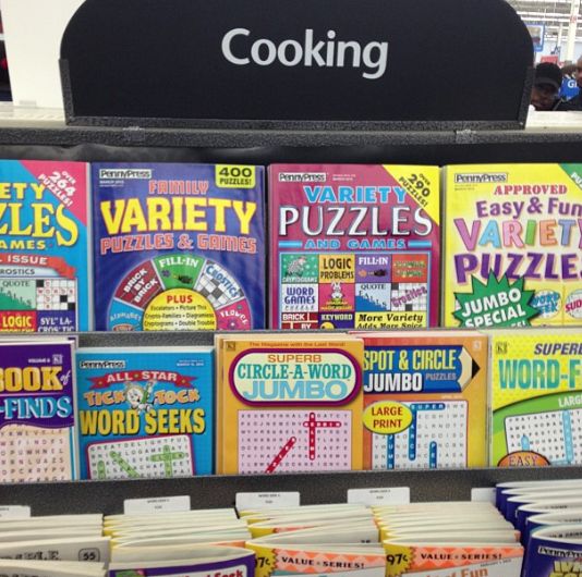 Walmart, Puzzle Books
