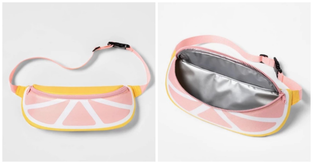 Target's Fruity fanny pack coolers hold bottles of wine and we're here for it!