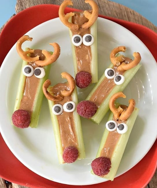 Pinterest Worthy Kids School Snacks Ideas Deer Celery Sticks