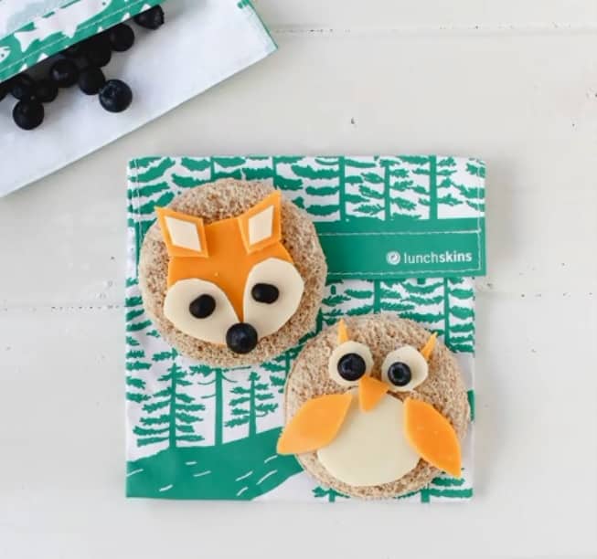 Pinterest Worthy Kids School Snacks Ideas Pita Cheese Owl Fox