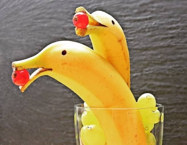 Pinterest Worthy Kids School Snacks Ideas Banana Dolphins