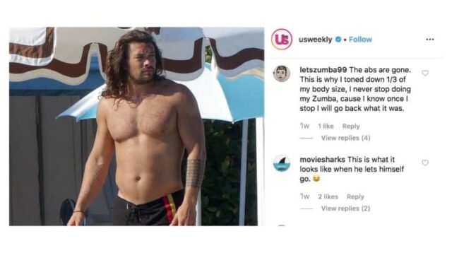 Jason Momoa Dad Bod was a thing on the Internet and had people rushing to his defense