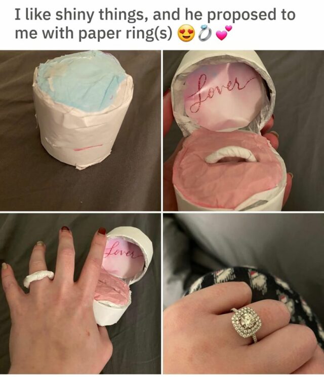 Paper Rings Taylor Swift Proposal